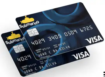 cartão submarino